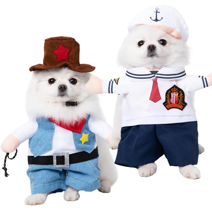 Halloween Dog & Cat Costume – Funny Small Dog Jacket & Creative Pet Outfit