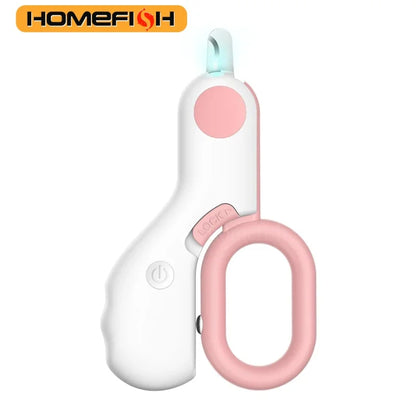 LED Light Cat & Dog Nail Clipper – Professional Pet Claw Trimmer with Safety Lock