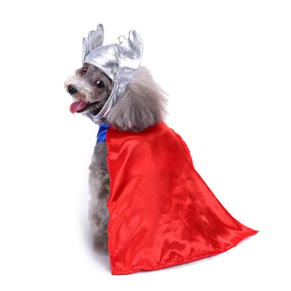 Halloween & Christmas Pet Costume – Cat & Dog Cosplay Dress-Up Outfit