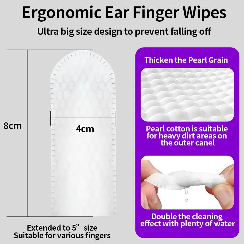 Pet Ear Cleaning Wipes – Gentle Ear Care, Mite Removal & Hygiene for Dogs & Cats