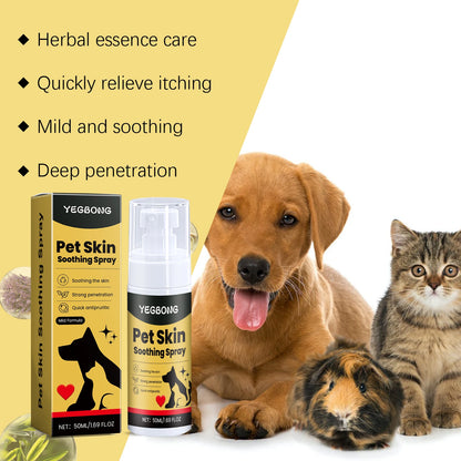 YEGBONG Pet Skin Treatment Spray – Anti-Itch & Soothing Care for Dogs & Cats