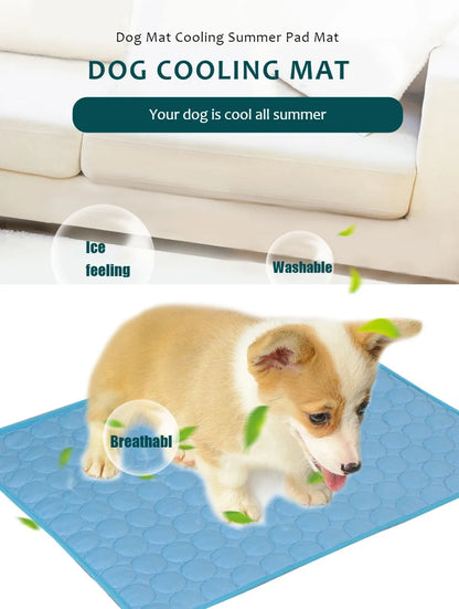 Dog Bed Cooling Mat Beds Large Dogs Pet Bed Medium Small Blanket Supplies Puppy Accessories Sofa Accessory