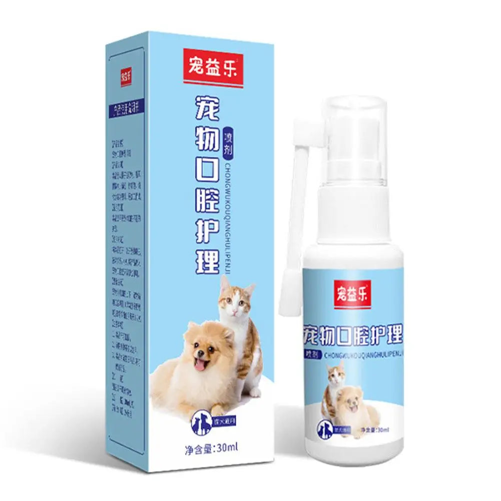 Pet Oral Care Spray – Freshens Breath, Cleans Teeth & Prevents Gingivitis for Dogs & Cats
