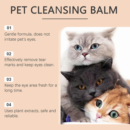 30g Pet Eye Cleaner Cream – Natural Tear Stain Remover for Dogs & Cats