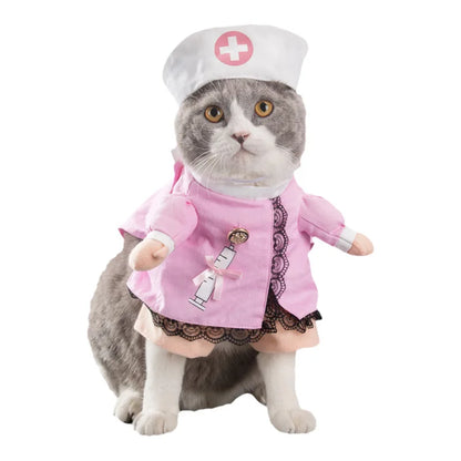Pet Costume Clothes Suit for Cats & Dogs – Cute Cosplay Outfits for Halloween, Christmas & Parties