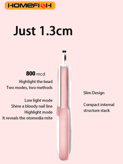 LED Light Cat & Dog Nail Clipper – Professional Pet Claw Trimmer with Safety Lock