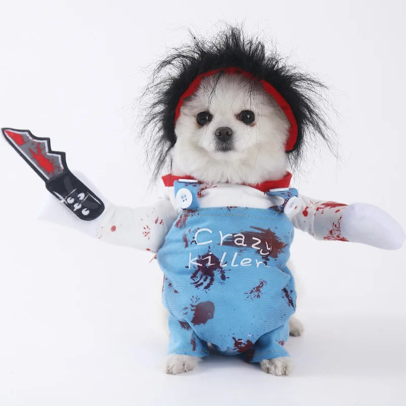 Halloween Dog & Cat Costume – Funny Small Dog Jacket & Creative Pet Outfit
