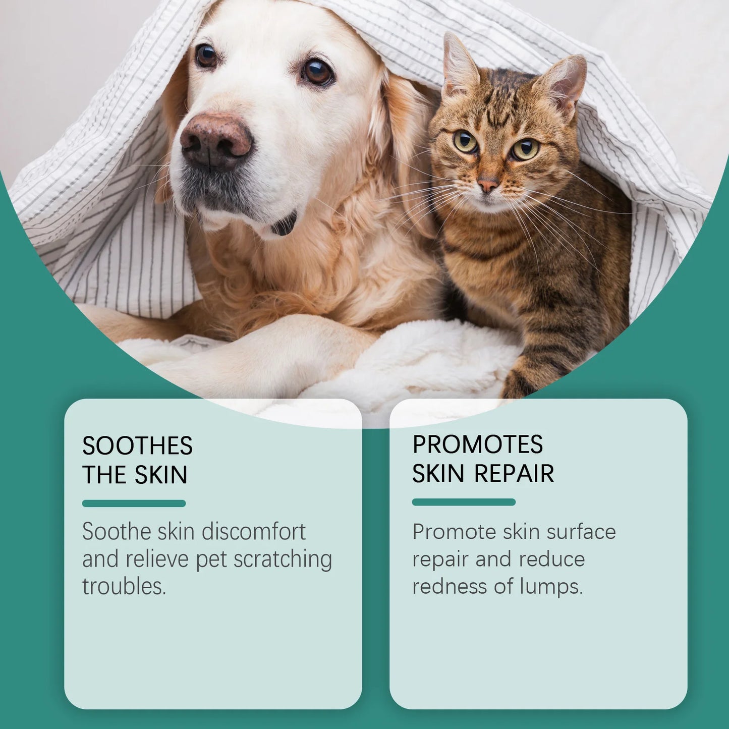 Pet Skin Repair Spray – Soothes Dryness, Redness & Itching for Puppies & Kittens