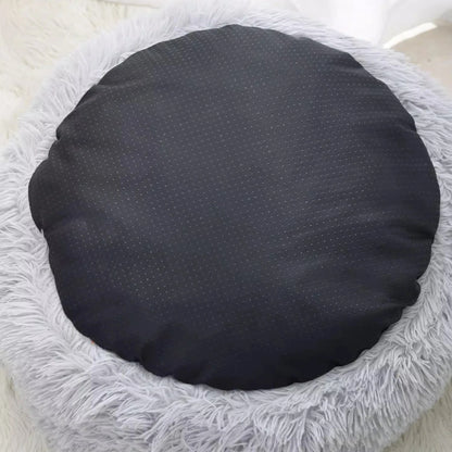 Autumn And Winter Soft Plush Pet Bed And Pet Bed Winter Warm And Cold Plush Comforter Nest Shell Cat Nest Semi-enclosed Cat Nest