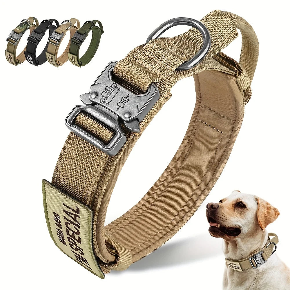 🔥 Product Name: K9Guard™ Tactical Dog Collar with Handle