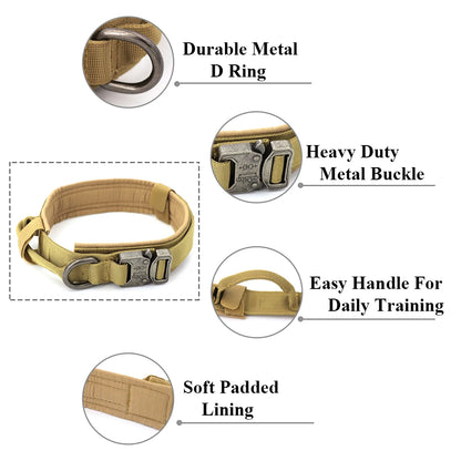 🔥 Product Name: K9Guard™ Tactical Dog Collar with Handle