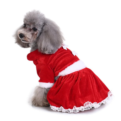 Halloween & Christmas Pet Costume – Cat & Dog Cosplay Dress-Up Outfit