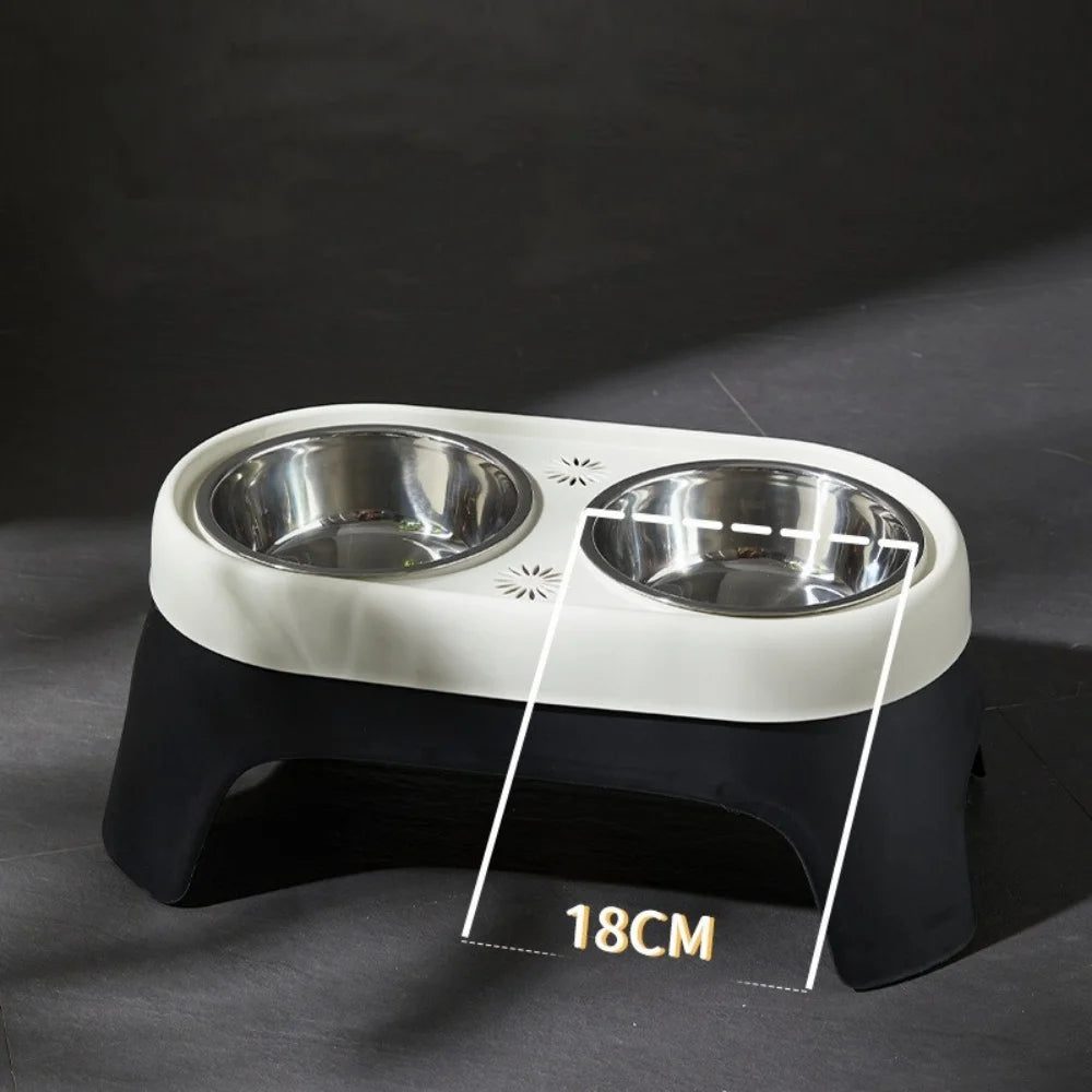 Elevated Food Bowl Pet Bowl Cat and Dog Supplies Leak Proof Pet Food Bowl and Feeder for Small Dogs Cats Pet Feeder Accessories