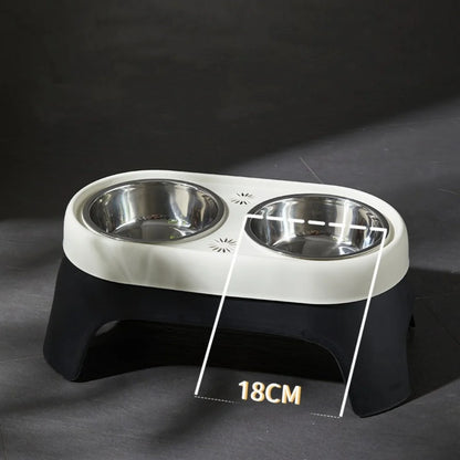 Elevated Food Bowl Pet Bowl Cat and Dog Supplies Leak Proof Pet Food Bowl and Feeder for Small Dogs Cats Pet Feeder Accessories