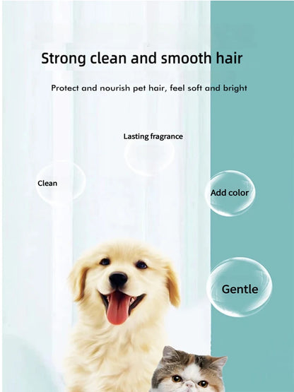 500ml Pet Shampoo – Gentle & Deodorizing for Cats & Dogs