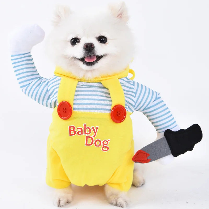 Halloween Dog & Cat Costume – Funny Small Dog Jacket & Creative Pet Outfit