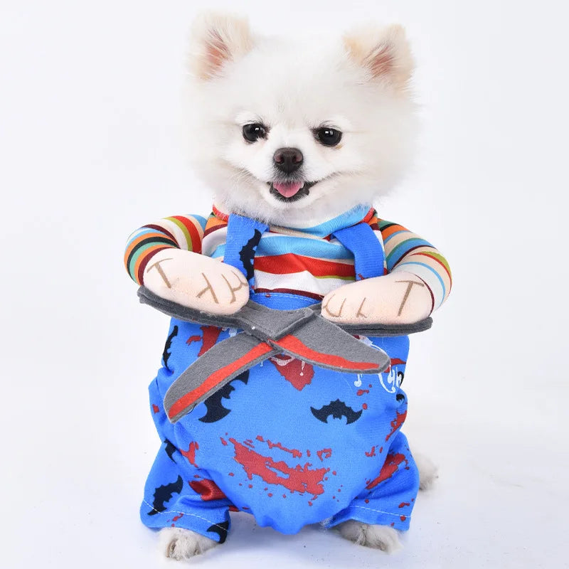 Halloween Dog & Cat Costume – Funny Small Dog Jacket & Creative Pet Outfit