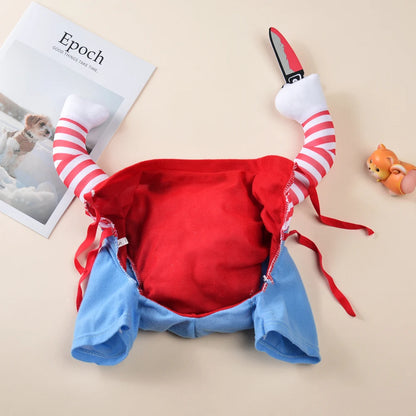 Halloween Pet Costume – Adjustable Funny Cosplay Outfit for Dogs & Cats
