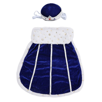 Royal Pet Couple Costume Set – Matching Outfits with Crowns & Capes for Cats & Dogs