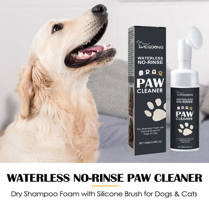 YEGBONG Pet Paw Cleaner Foam – Rinse-Free, Waterless Paw & Claw Care for Dogs & Cats