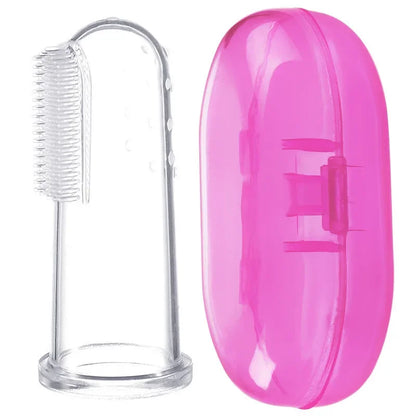 1PC Super Soft Pet Finger Toothbrush – Teddy Dog & Cat Dental Care, Bad Breath & Tartar Removal Tool