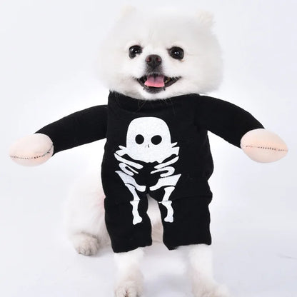 Halloween Dog & Cat Costume – Funny Small Dog Jacket & Creative Pet Outfit