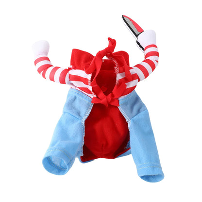 Halloween Pet Costume – Adjustable Funny Cosplay Outfit for Dogs & Cats