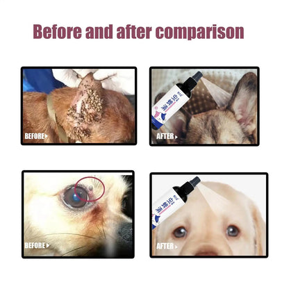 Pet Tick Spray 100ml – Repels Ticks & Fleas for Cats & Dogs