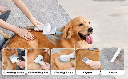 FurMaster™ 7-in-1 Pet Grooming Vacuum Kit