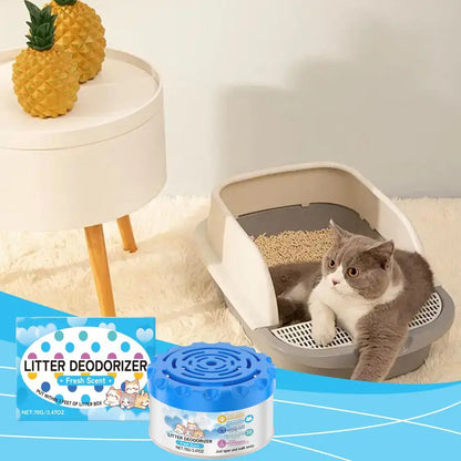 Cat Litter Box Deodorizer – Odor Eliminator Gel