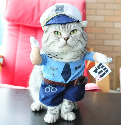 Pet Costume Clothes Suit for Cats & Dogs – Cute Cosplay Outfits for Halloween, Christmas & Parties