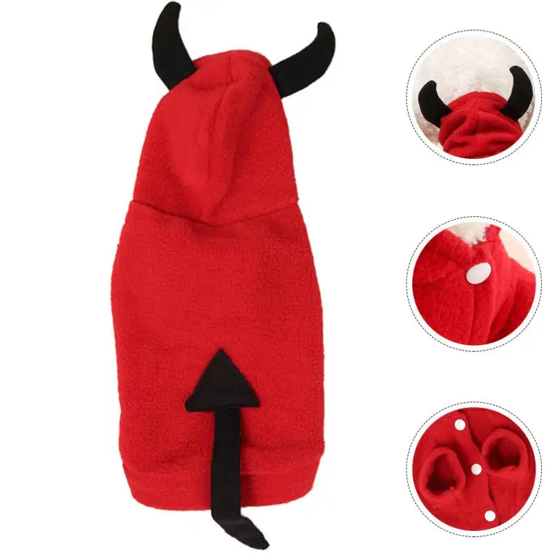 Halloween Pet Clothes Dog Costume Cat Jumpsuits Fleece Hooded Coat Transform Wear Dog Coats Jackets Pet Products Pet