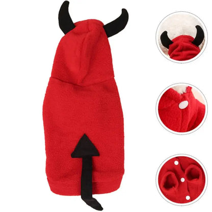 Halloween Pet Clothes Dog Costume Cat Jumpsuits Fleece Hooded Coat Transform Wear Dog Coats Jackets Pet Products Pet
