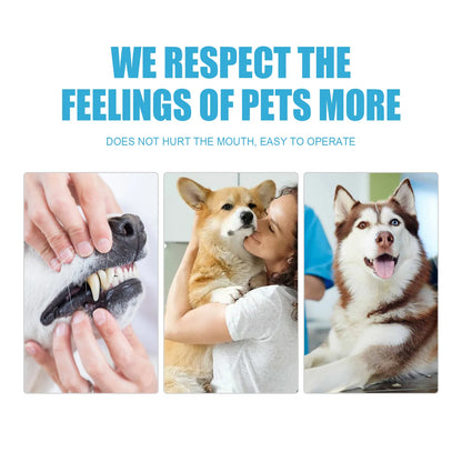 Pet Oral Care Toothpaste – Cleans Tartar & Plaque, Freshens Breath, Edible for Dogs & Cats