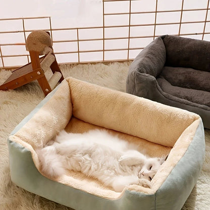 Comfortable Plush Pet Sofa Bed, Dog Bed, Cat Bed, Year-round Warm Shelter, Suitable for Scenarios: Bedroom, Living Room, Balcony