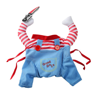 Halloween Pet Costume – Adjustable Funny Cosplay Outfit for Dogs & Cats