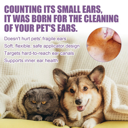 YEGBONG 100ml Hypoallergenic Pet Ear Cleaning Solution – Gentle & Vet-Recommended for Dogs & Cats