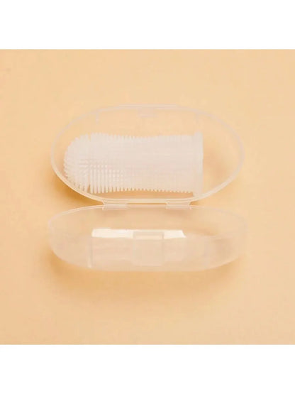 Pet Finger Toothbrush – Silicone Oral Cleaning Brush for Cats & Dogs