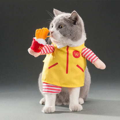 Pet Costume Clothes Suit for Cats & Dogs – Cute Cosplay Outfits for Halloween, Christmas & Parties