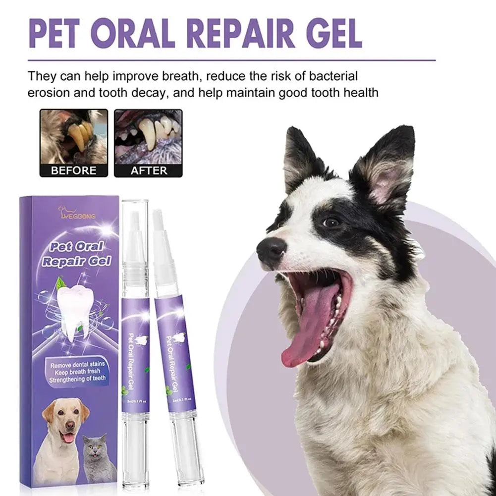 Pet Teeth Cleaning Pen – Removes Tartar & Plaque, Freshens Breath, and Repairs Gums for Dogs & Cats