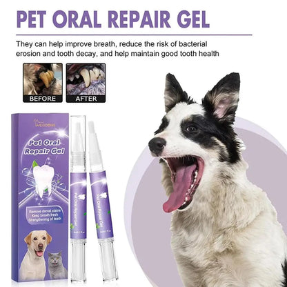 Pet Teeth Cleaning Pen – Removes Tartar & Plaque, Freshens Breath, and Repairs Gums for Dogs & Cats