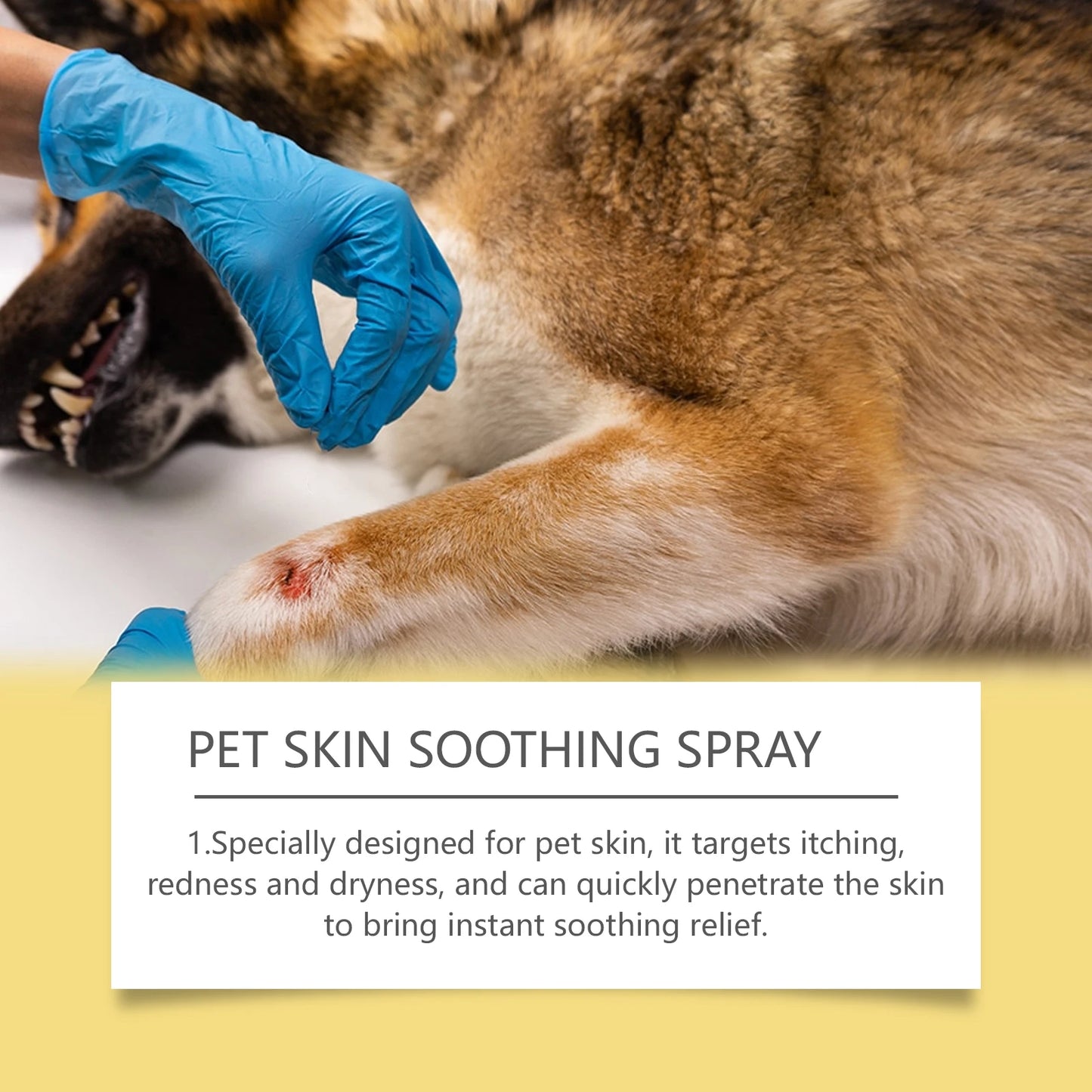 YEGBONG Pet Skin Treatment Spray – Anti-Itch & Soothing Care for Dogs & Cats