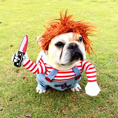 Pet Costume Clothes Suit for Cats & Dogs – Cute Cosplay Outfits for Halloween, Christmas & Parties