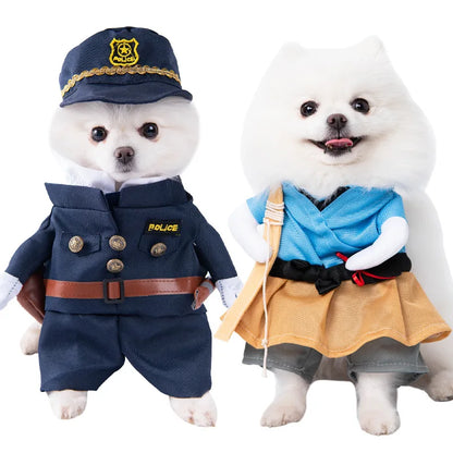Halloween Dog & Cat Costume – Funny Small Dog Jacket & Creative Pet Outfit