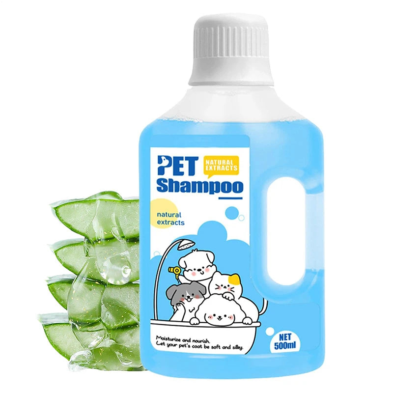 500ml Pet Shampoo – Gentle & Deodorizing for Cats & Dogs