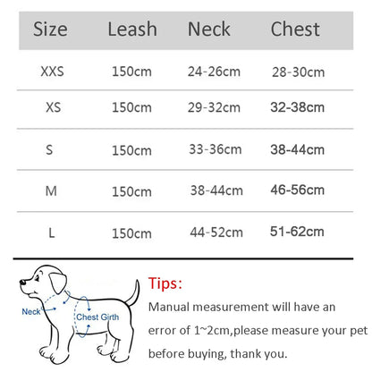 Dog Harness Leash Set for Small Dogs French Bulldog Chihuahua Pug Outdoor Walking Lead Leash Adjustable Puppy Cat Harness Vest