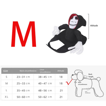 Halloween Pet Ghost Costume – Spooky Cute Dog & Cat Cape for Parties