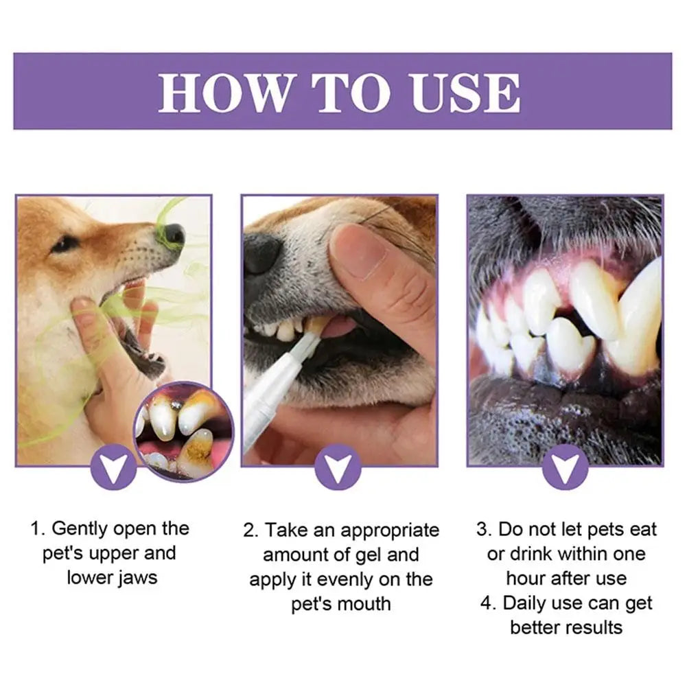 Pet Teeth Cleaning Pen – Removes Tartar & Plaque, Freshens Breath, and Repairs Gums for Dogs & Cats
