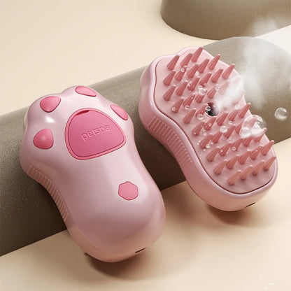 SteamPaw™ 3-in-1 Pet Grooming Brush