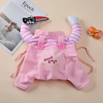 Halloween Pet Costume – Adjustable Funny Cosplay Outfit for Dogs & Cats